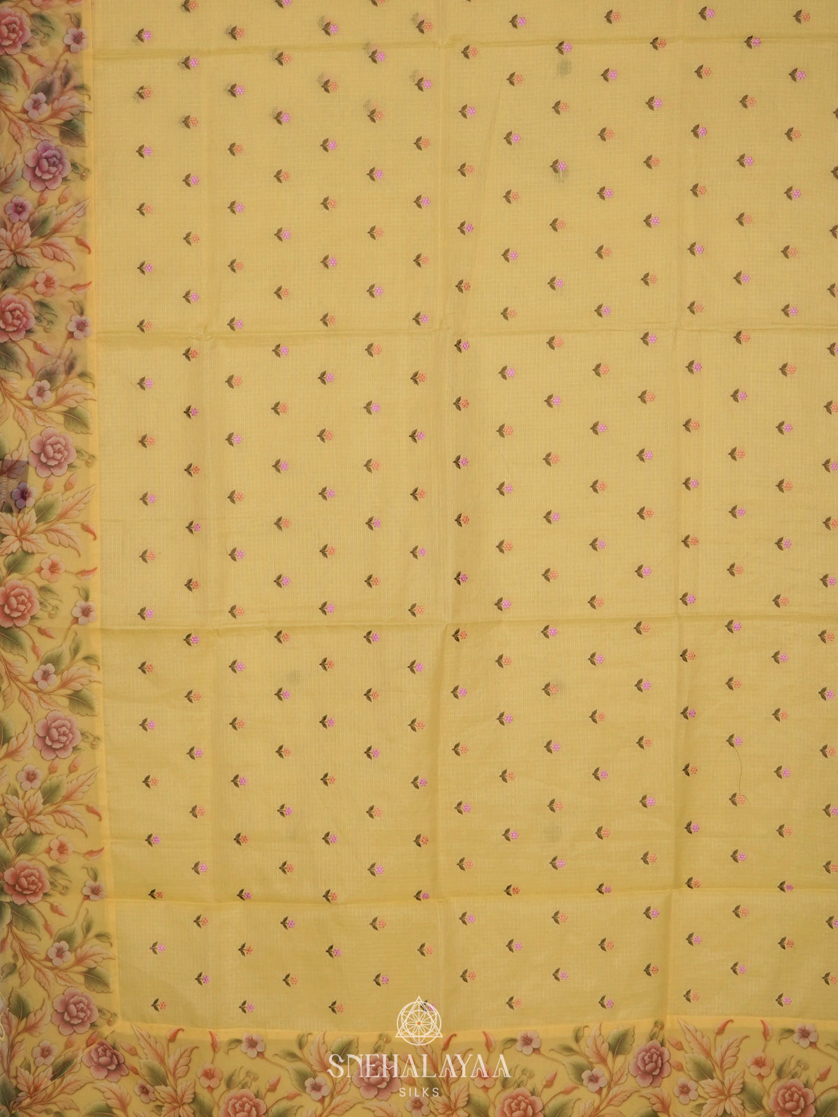 Yellow Kota Saree