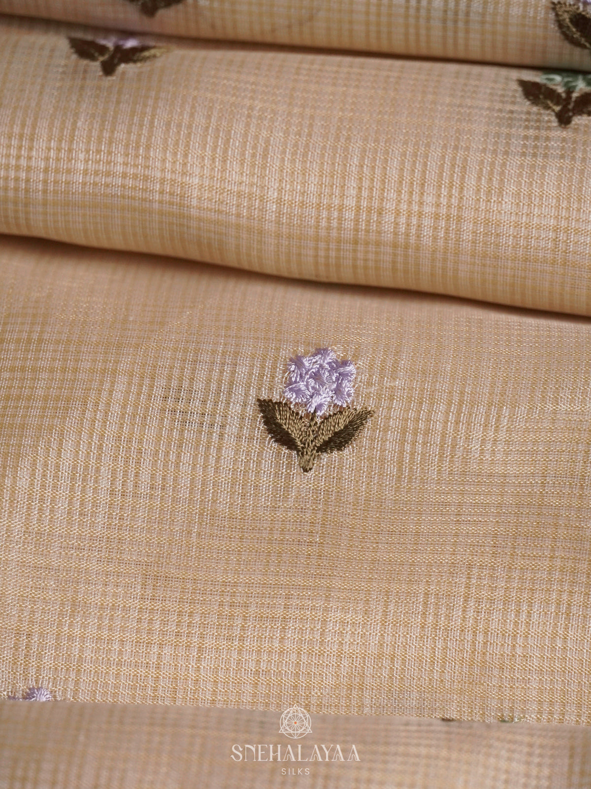 Beige Kota Saree