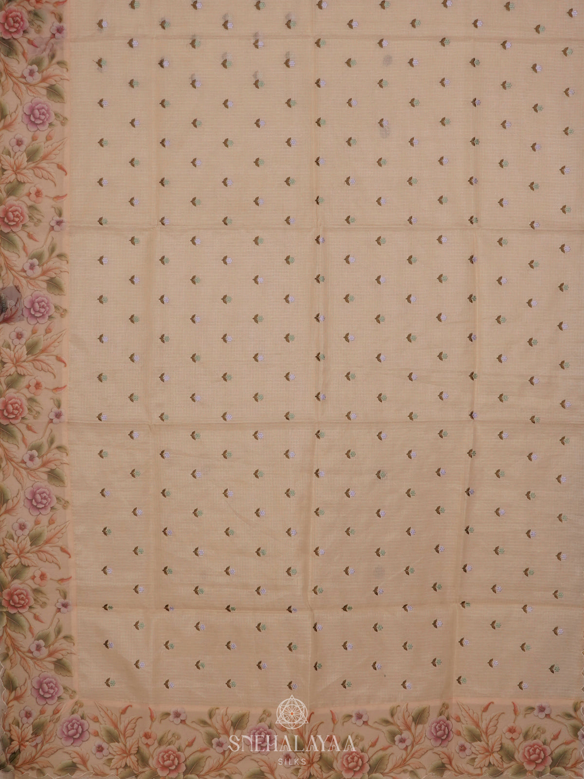 Beige Kota Saree