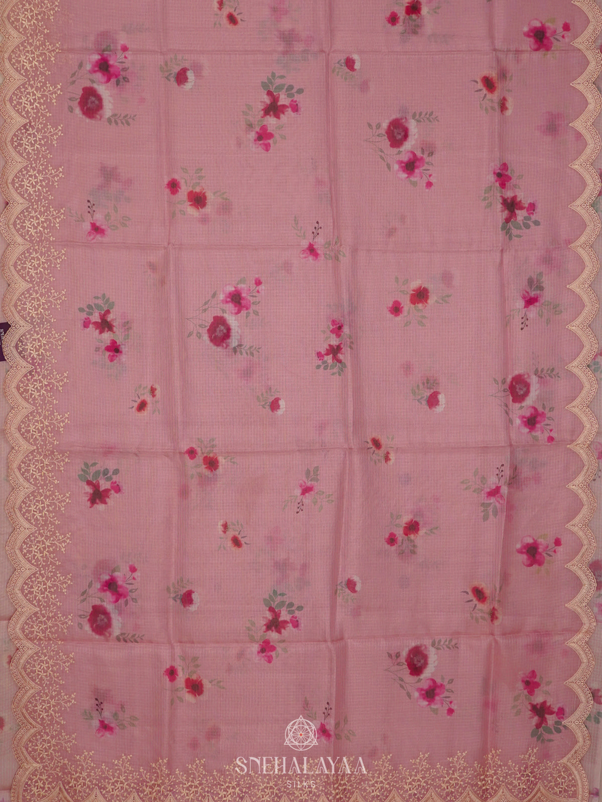 Pink Kota Saree