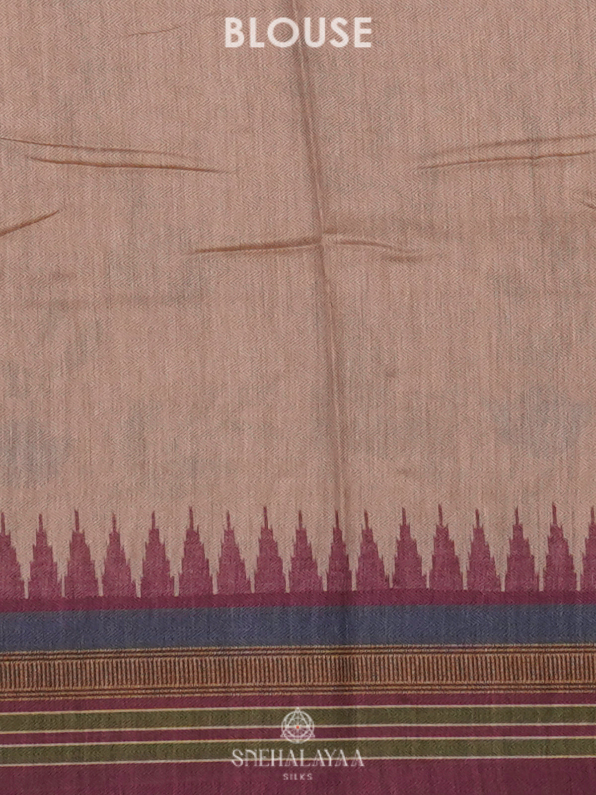 Beige Linen Saree