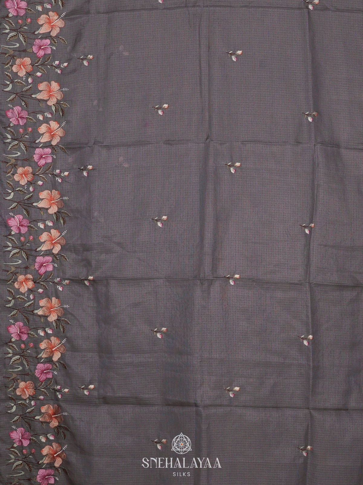 Grey Kota Saree