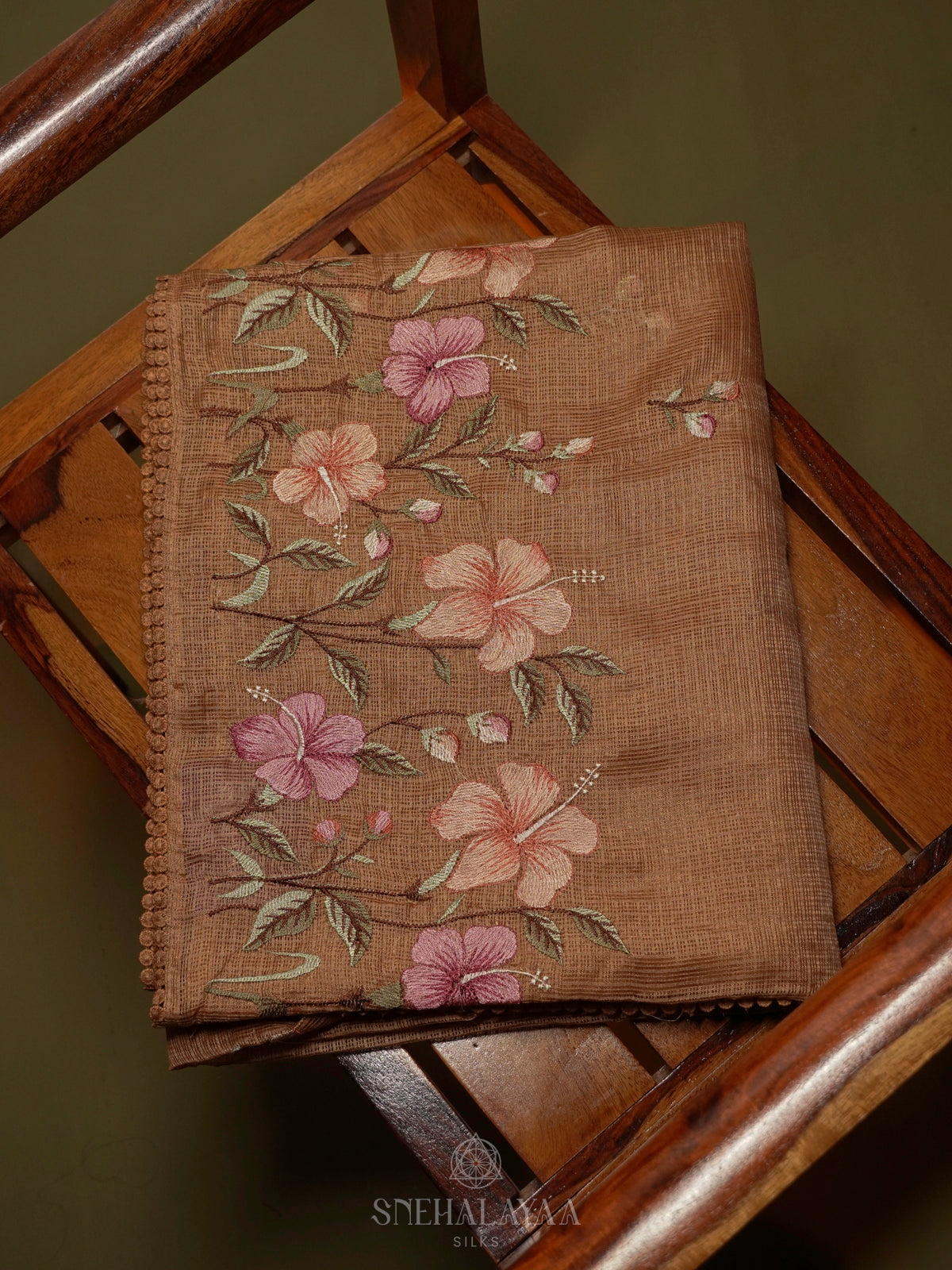 Brown Kota Saree
