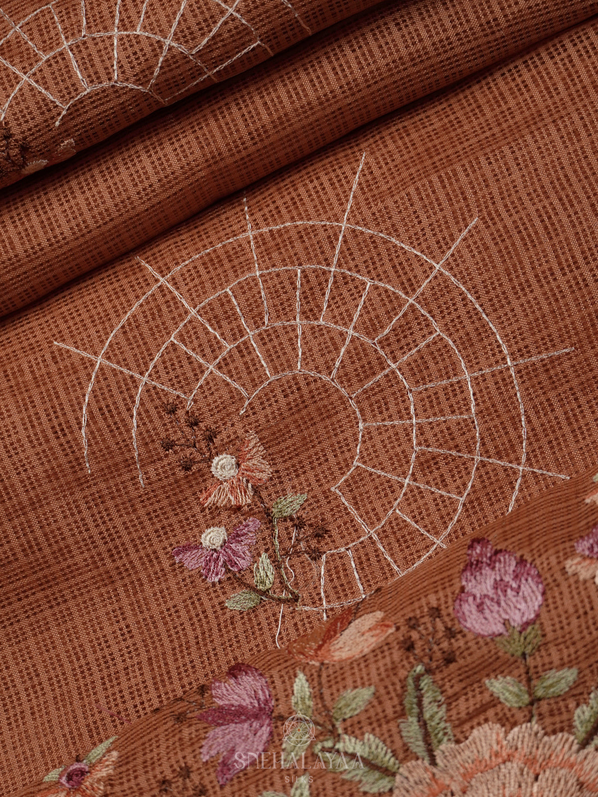 Brown Kota Saree