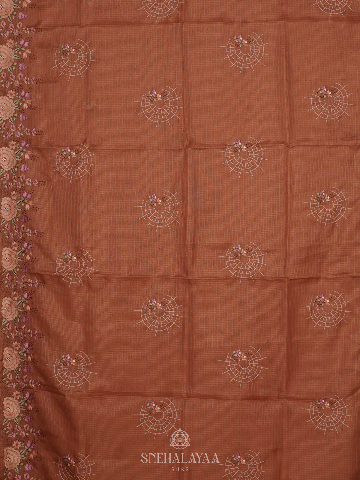 Brown Kota Saree
