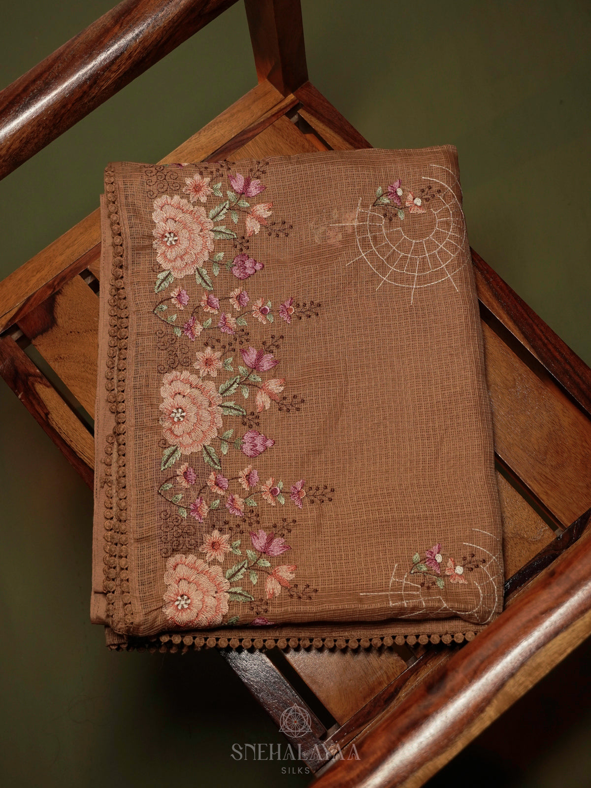 Brown Kota Saree