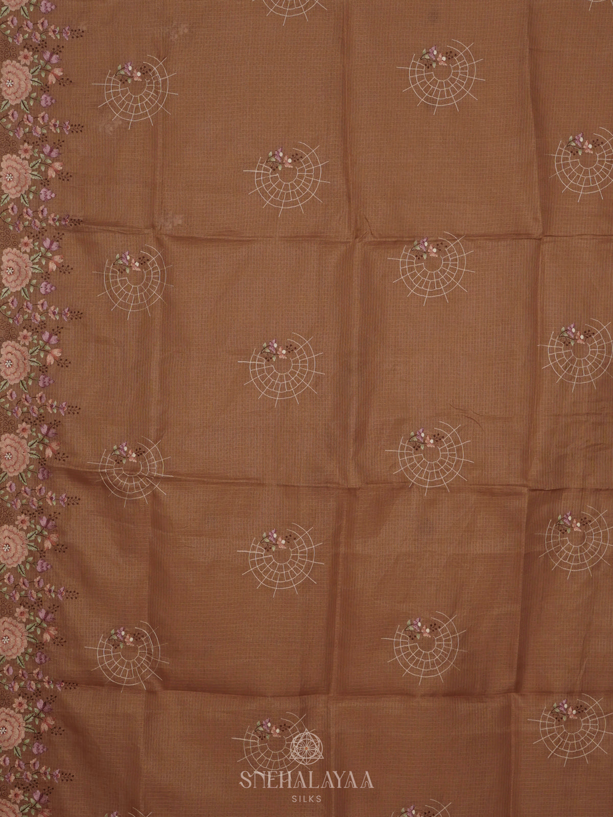 Brown Kota Saree