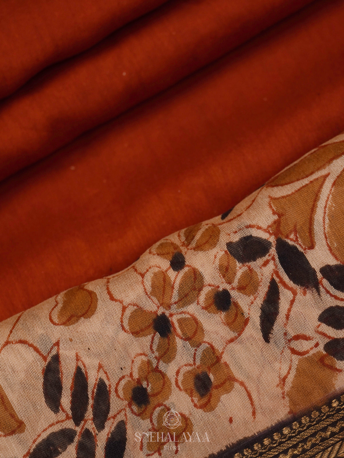 Maroon Chanderi Saree