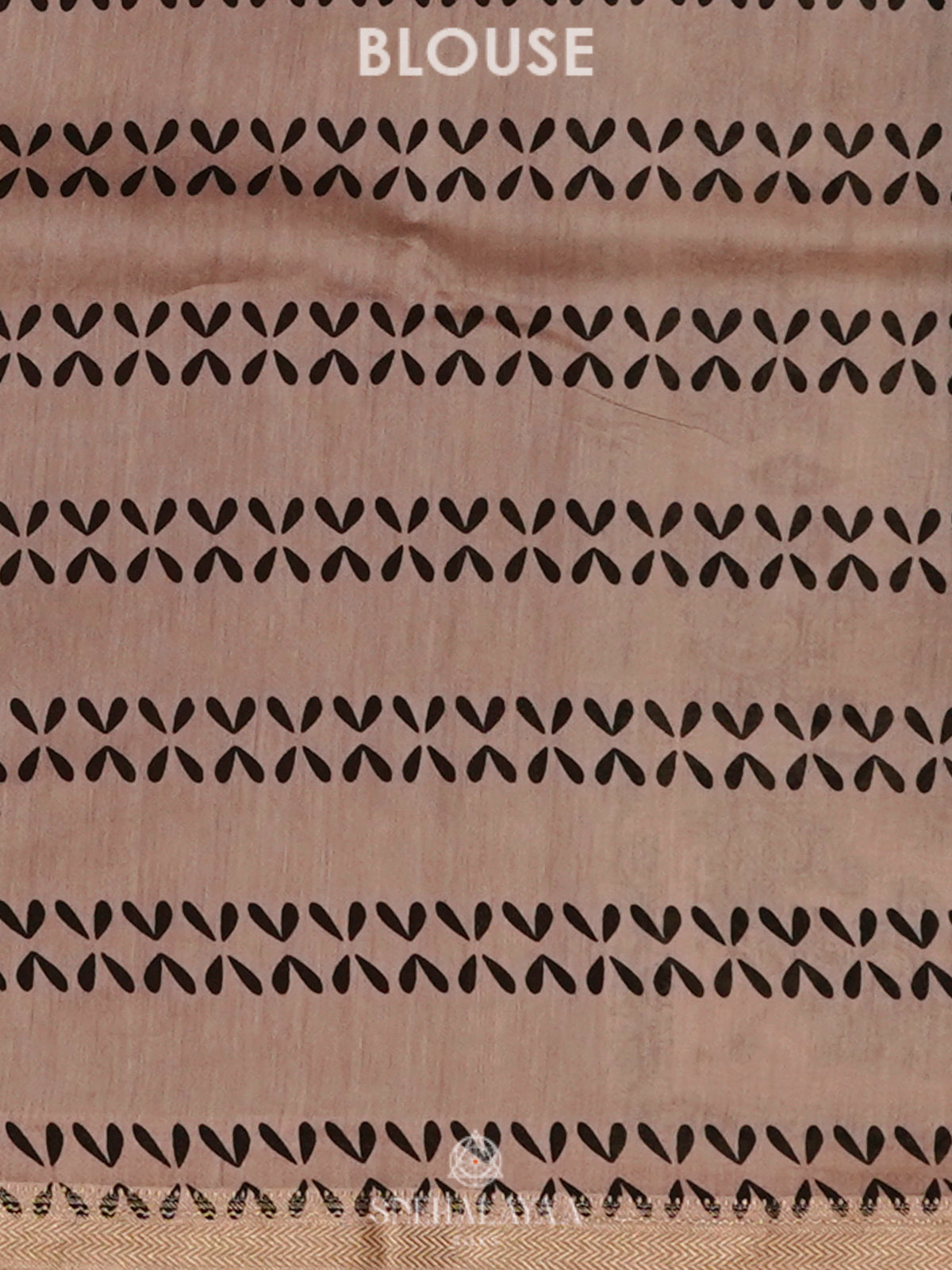 Black Chanderi Saree
