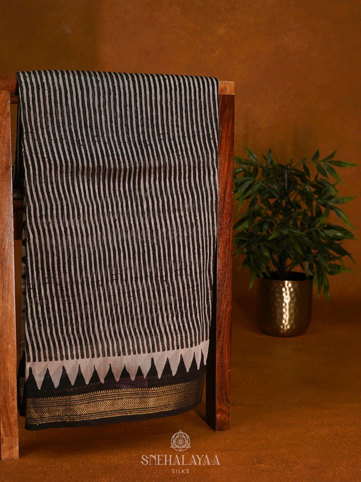 Off White Chanderi Saree
