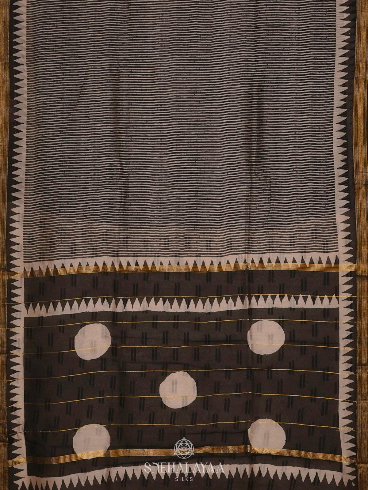 Off White Chanderi Saree
