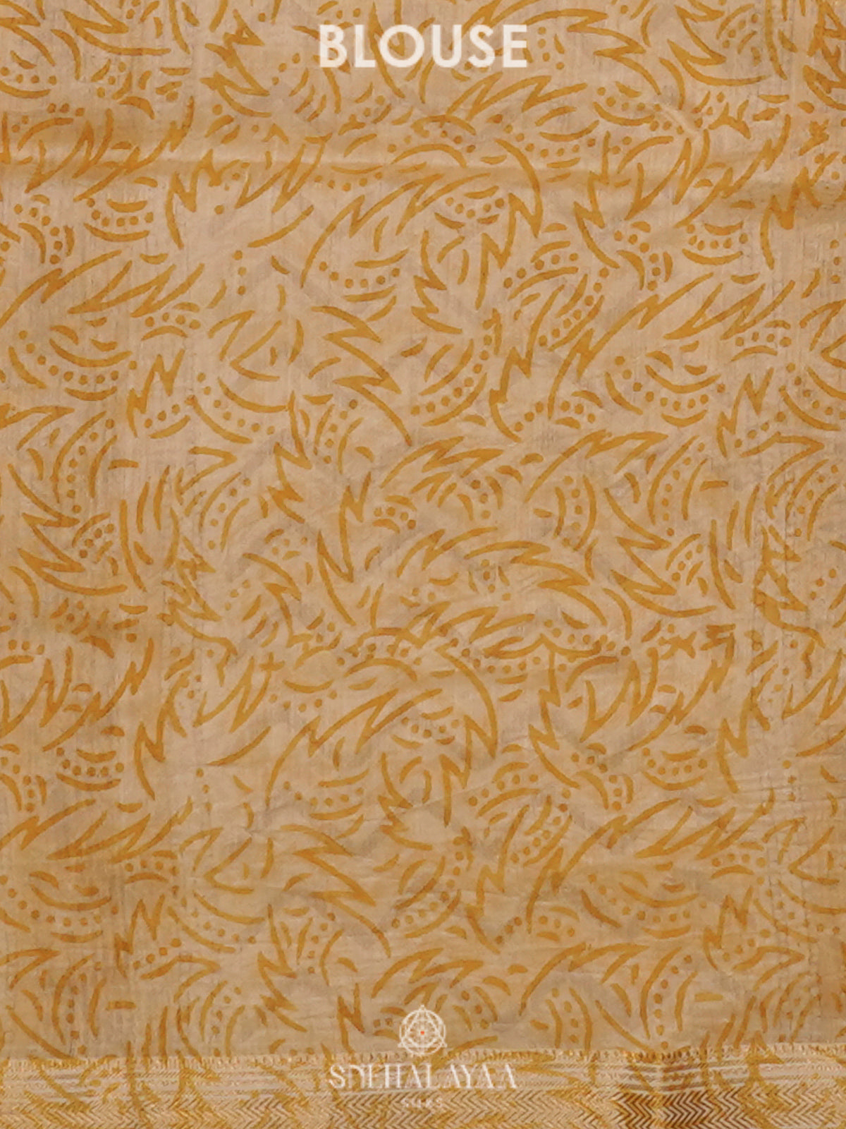 Cream Chanderi Saree