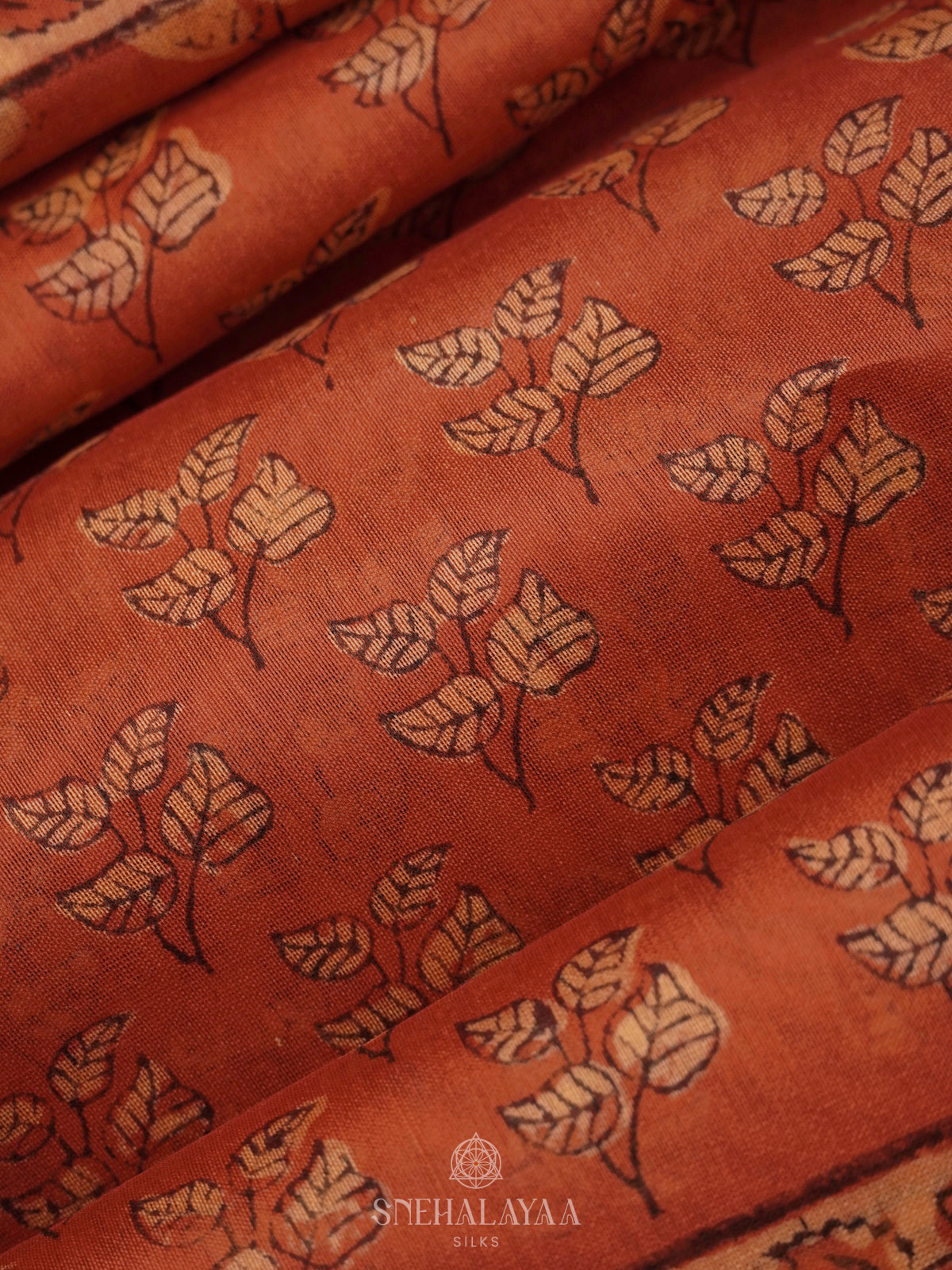 Maroon Chanderi Saree