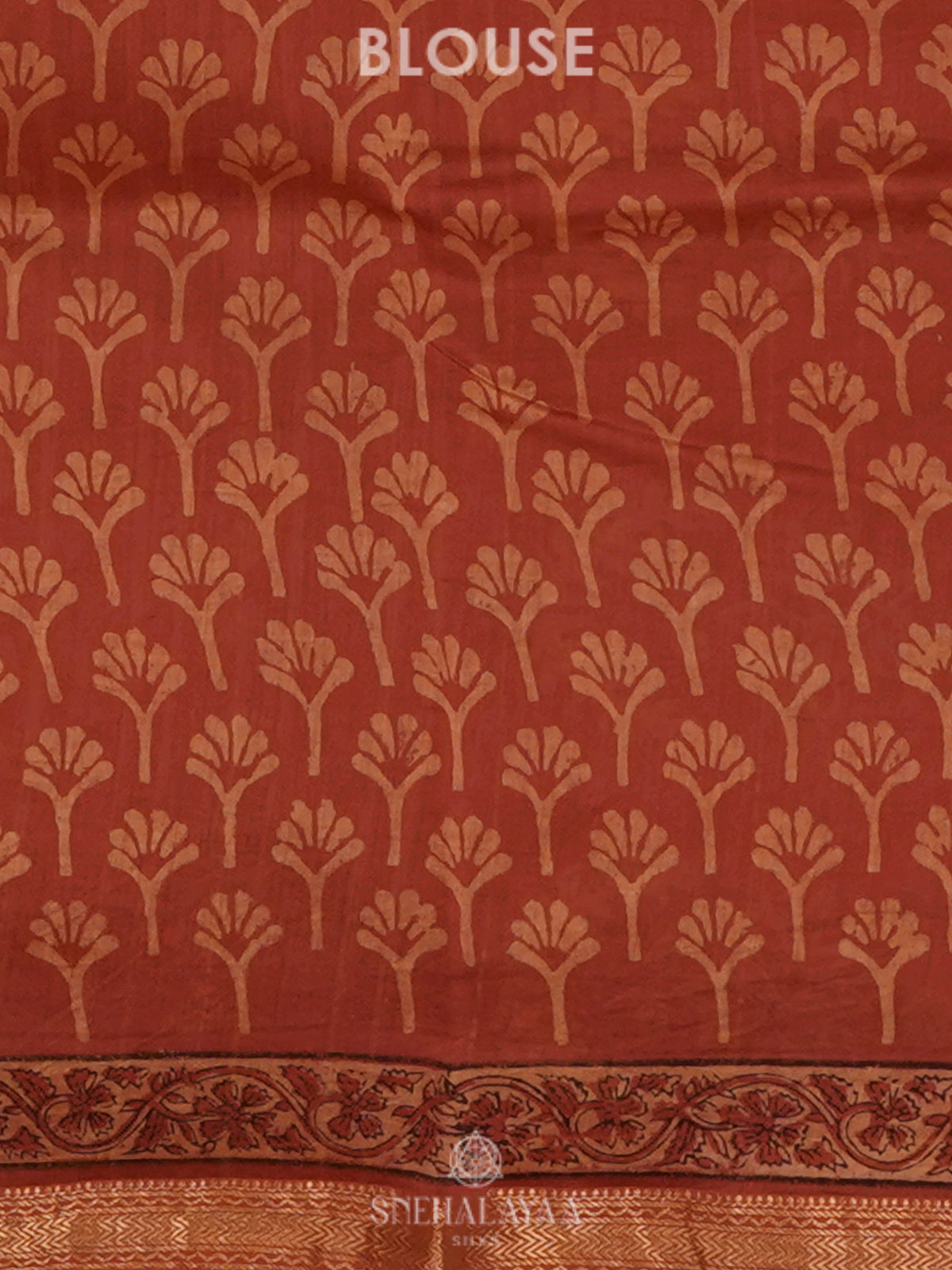 Maroon Chanderi Saree
