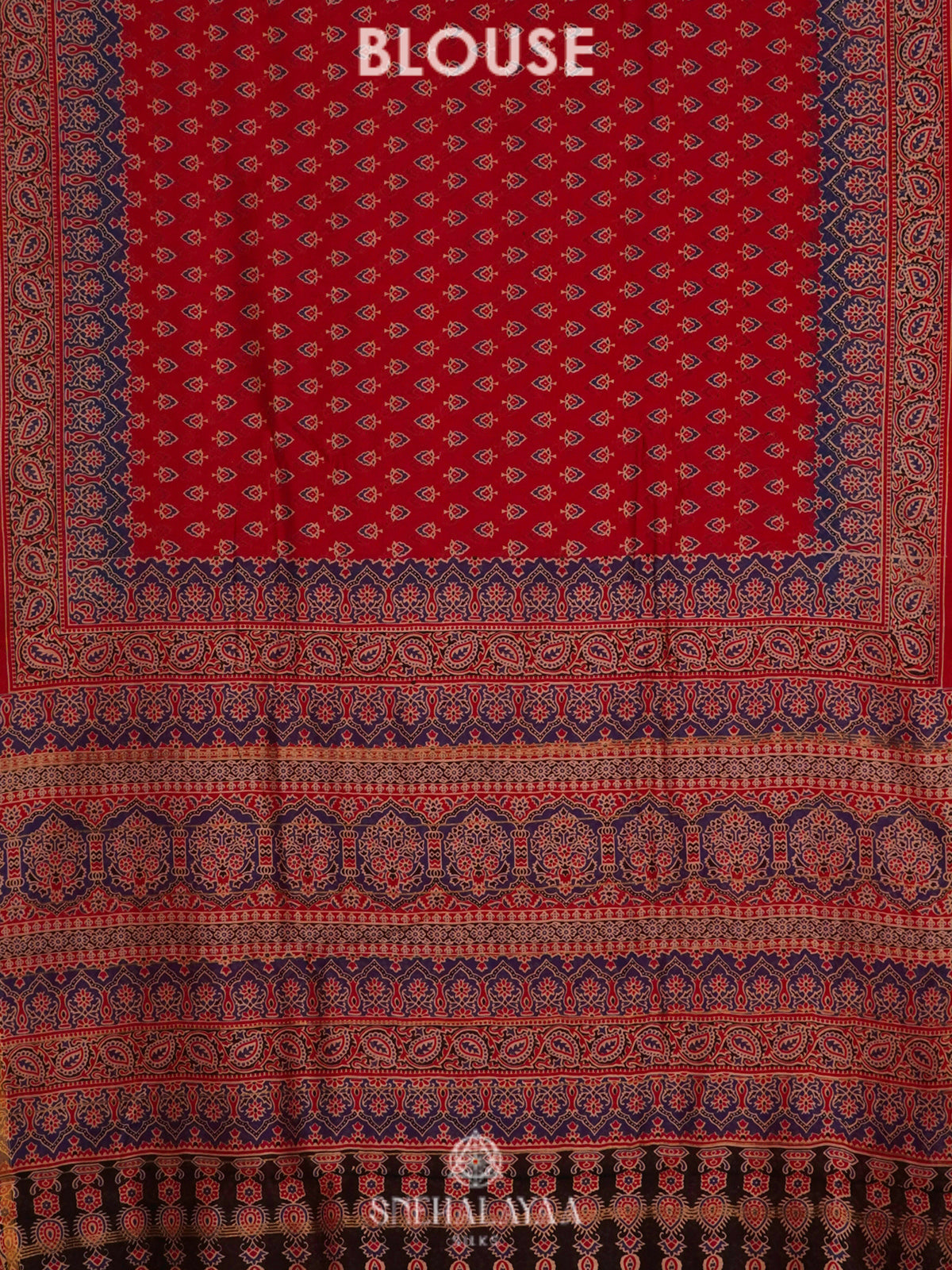 Red Chanderi Saree