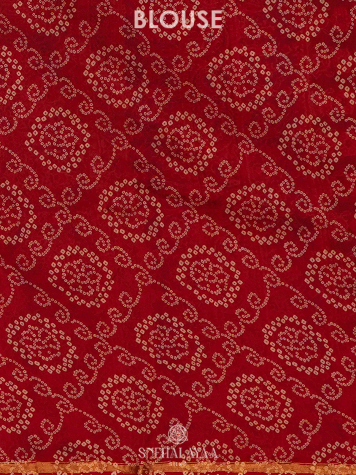 Red Chanderi Saree