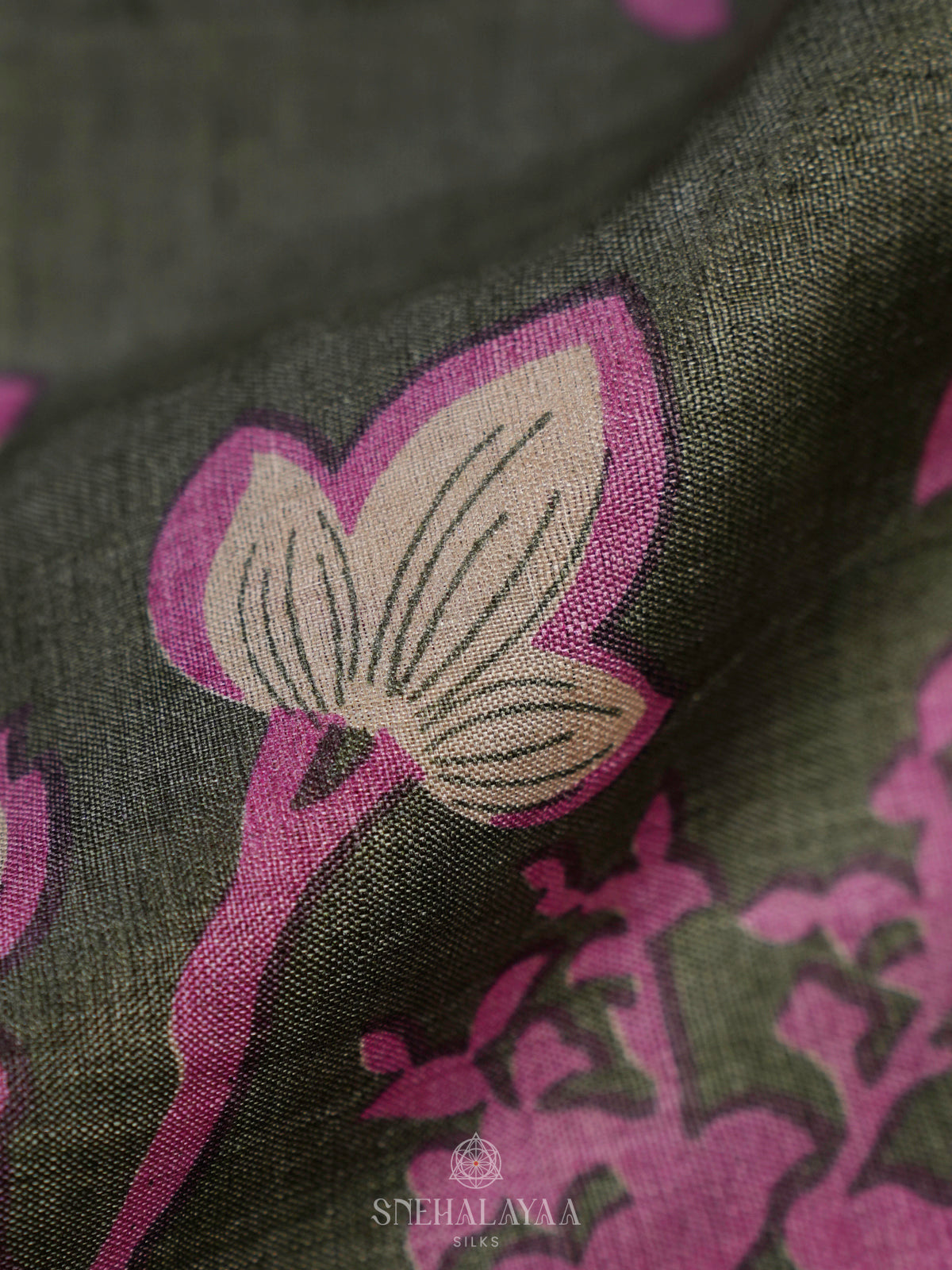Grey Tussar Saree