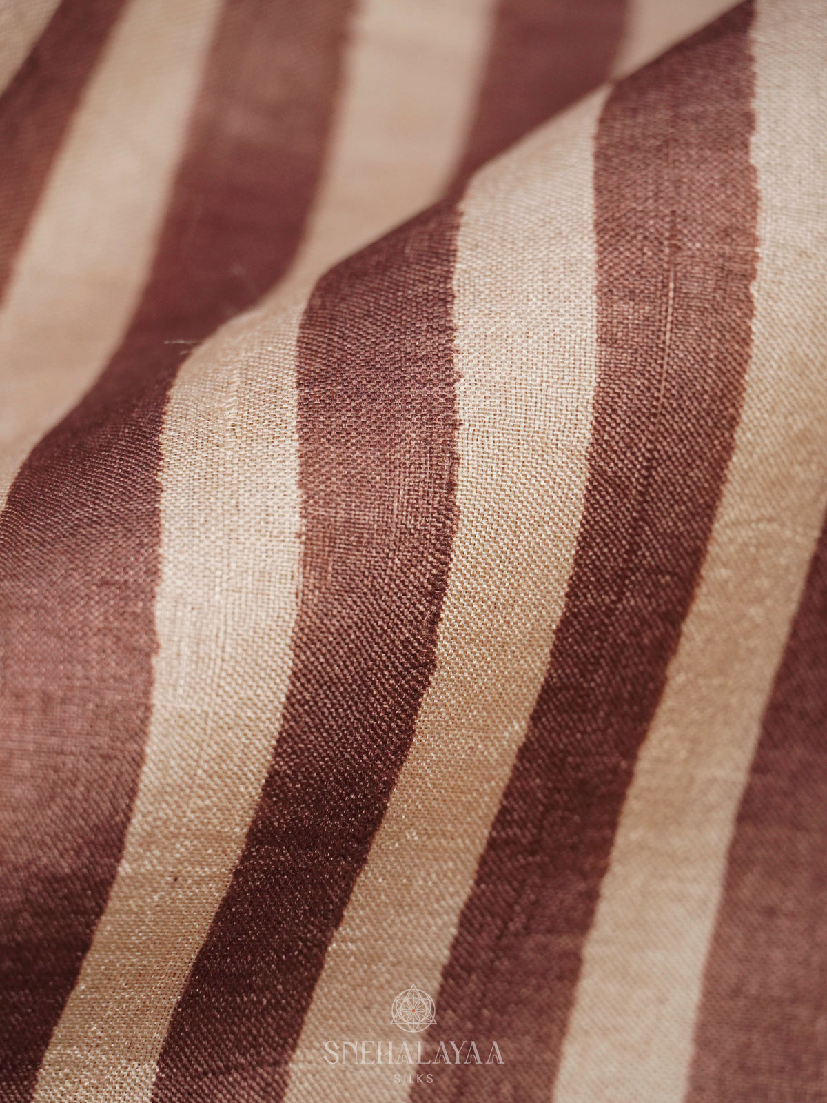 Brown Tussar Saree