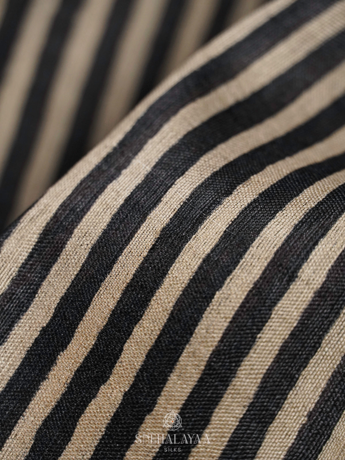 Beige Tussar Saree