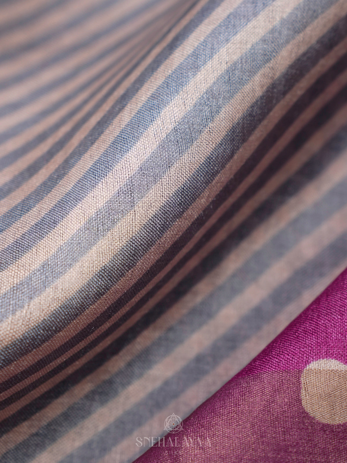 Off White Tussar Saree