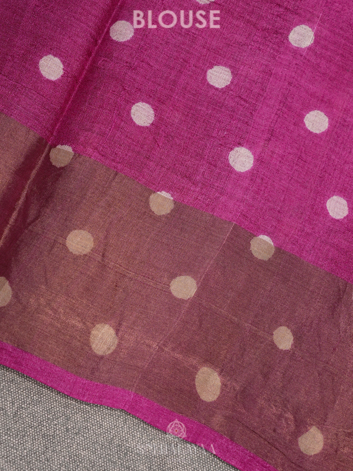 Off White Tussar Saree