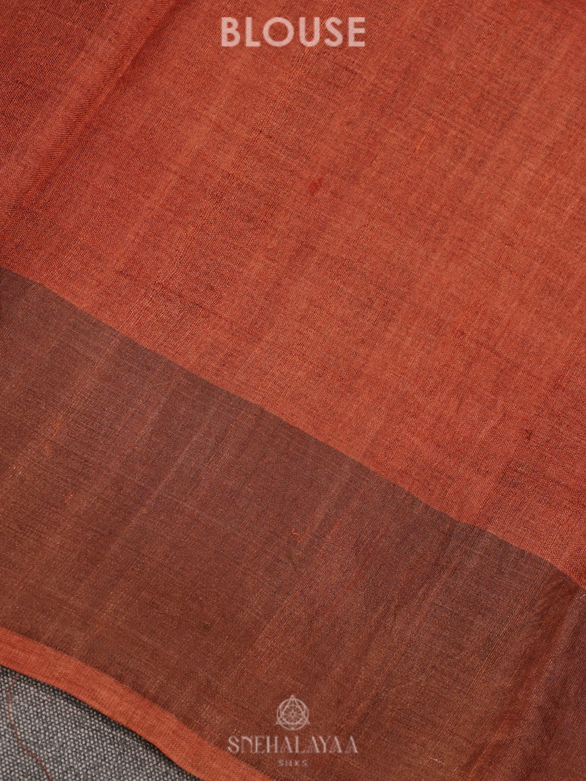 Peach Tussar Saree