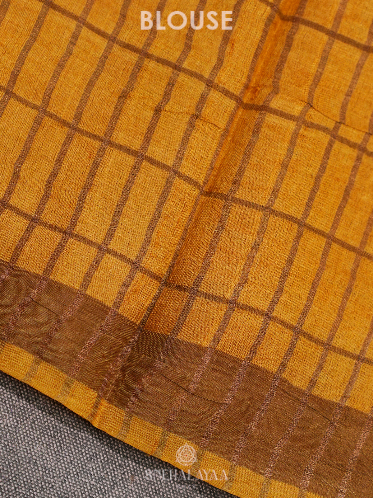 Purple Tussar Saree