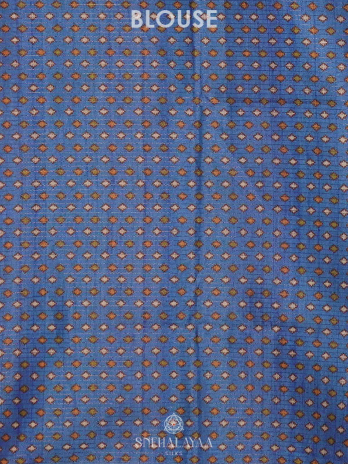 Blue Tussar Saree