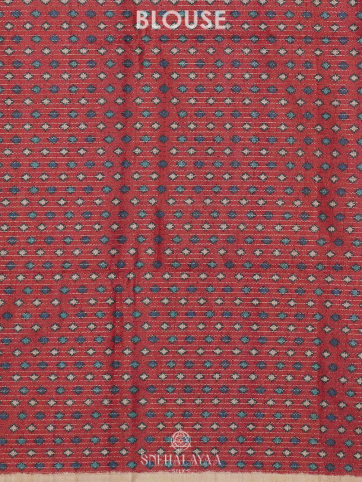 Maroon Tussar Saree