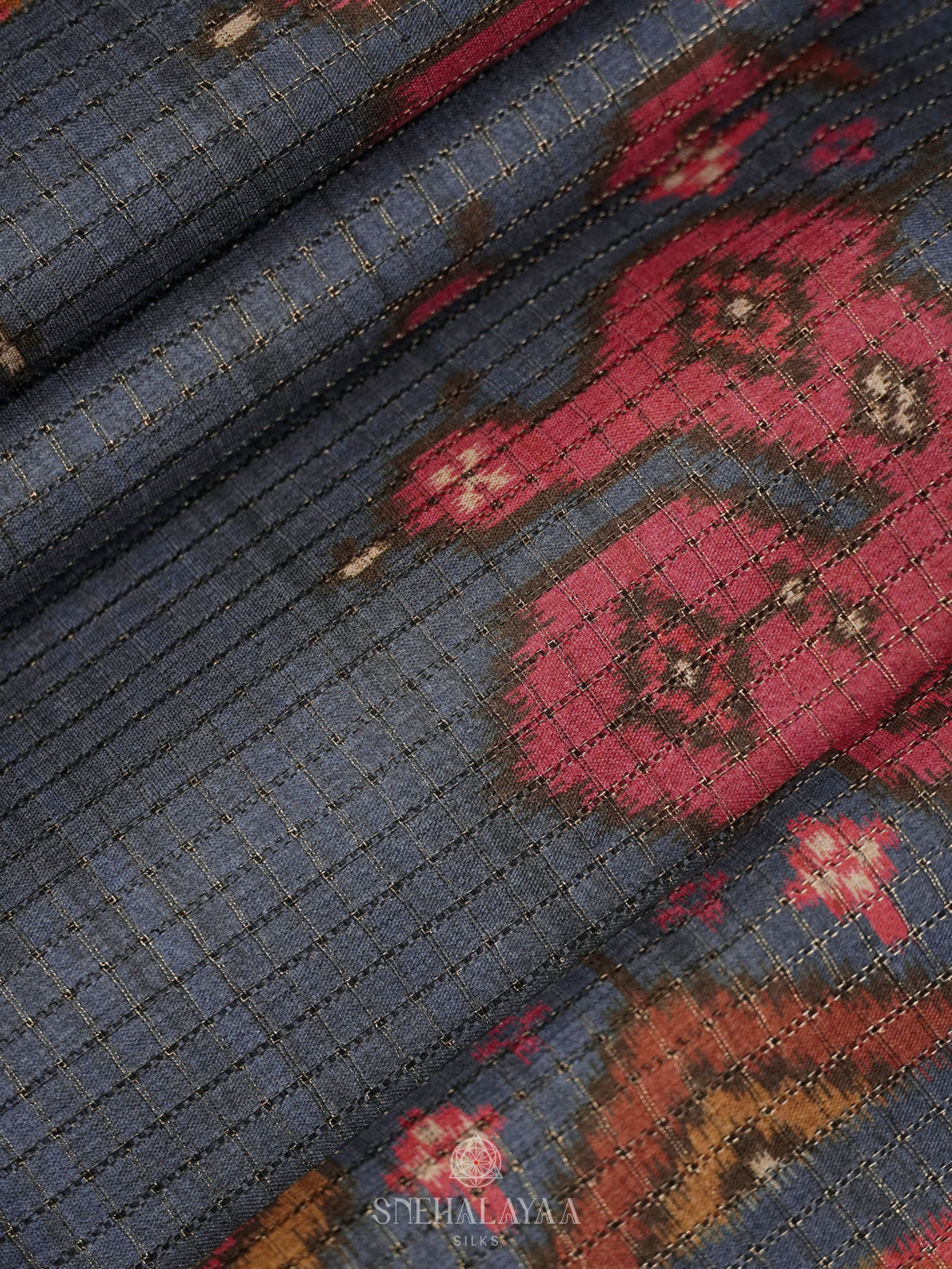 Grey Tussar Saree