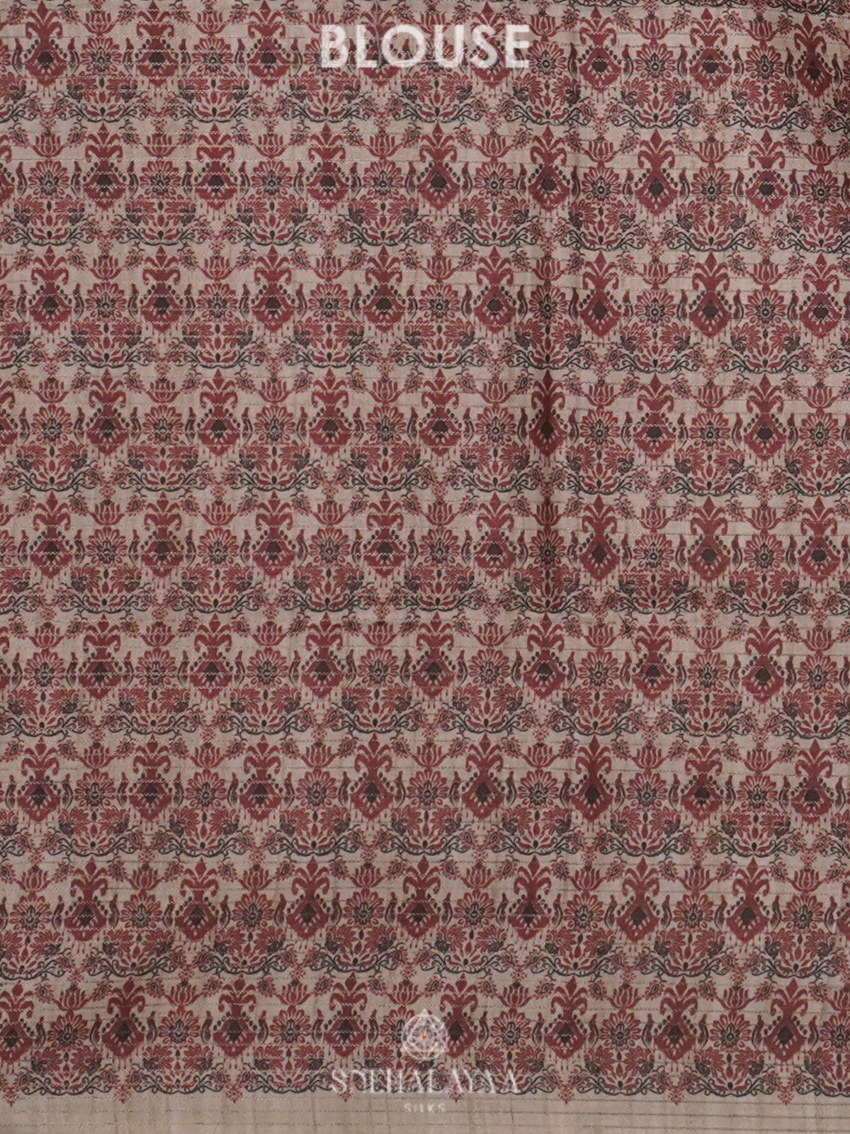 Brown Tussar Saree