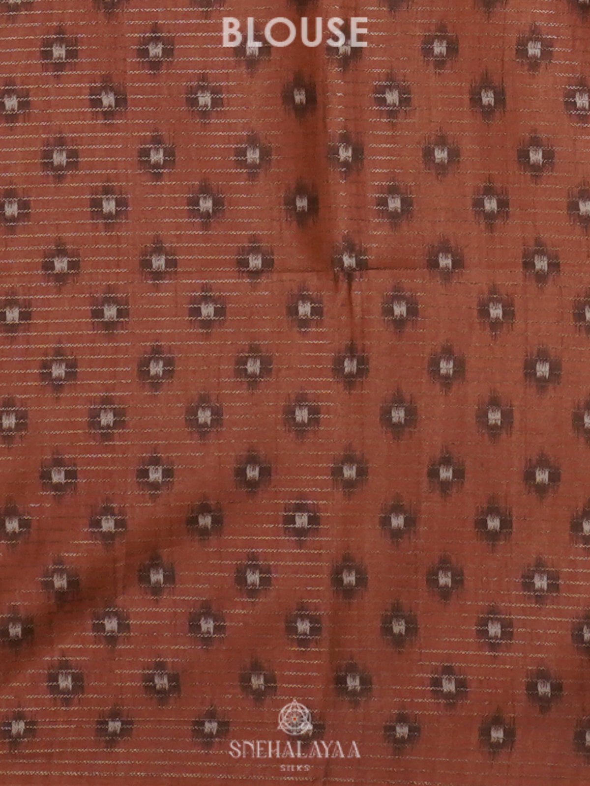 Beige with Peach Border Tussar Saree