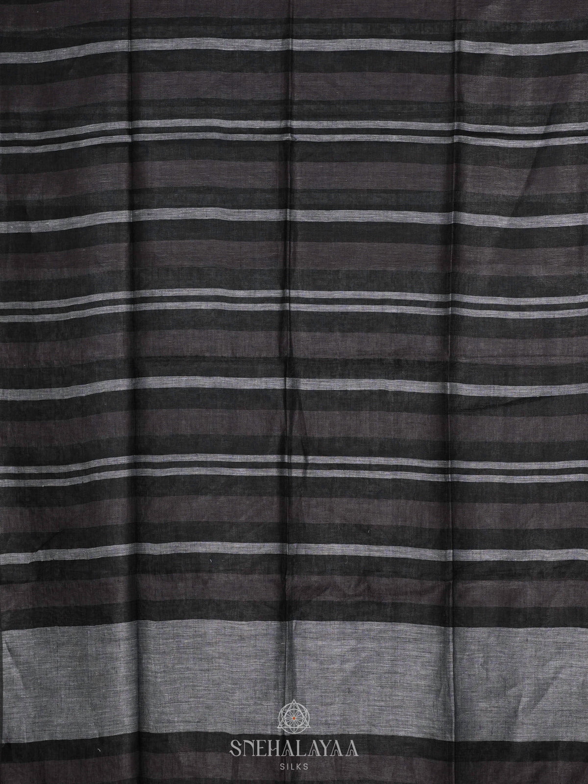 Grey Linen Saree