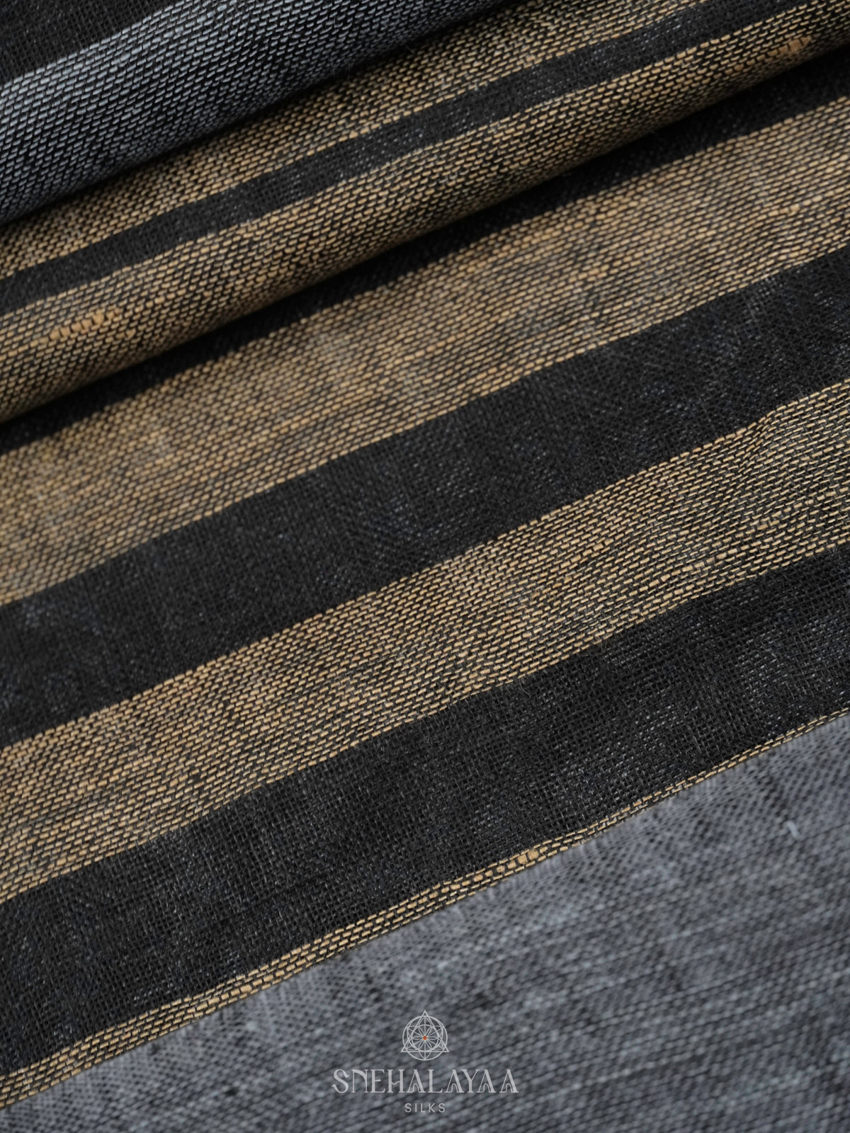 Multicolour Linen Saree