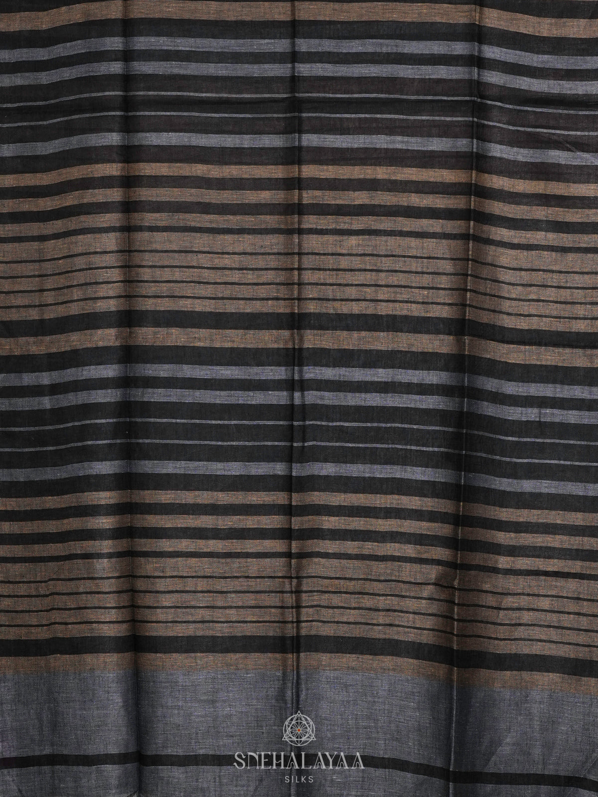 Multicolour Linen Saree