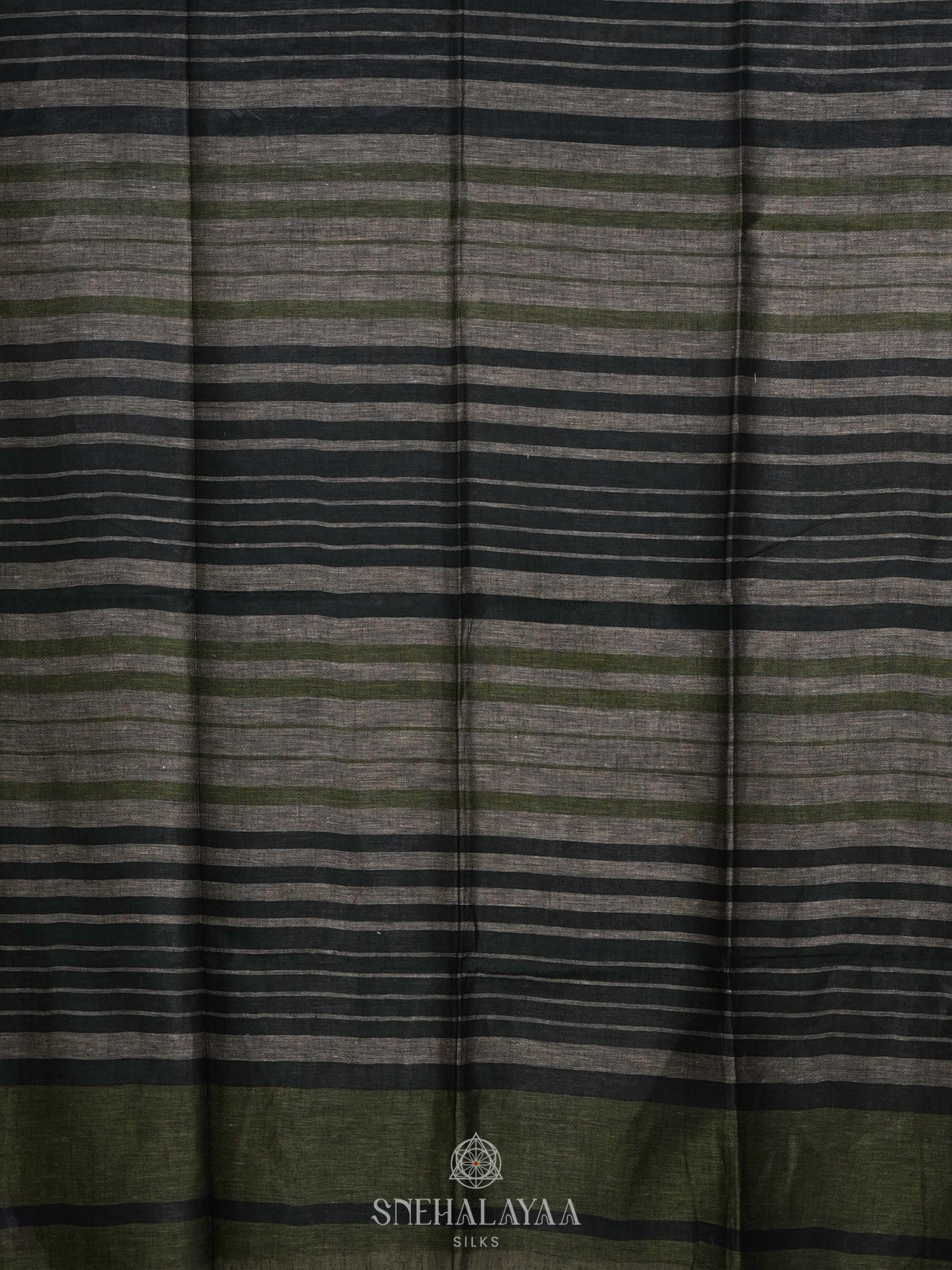 Multicolour Linen Saree
