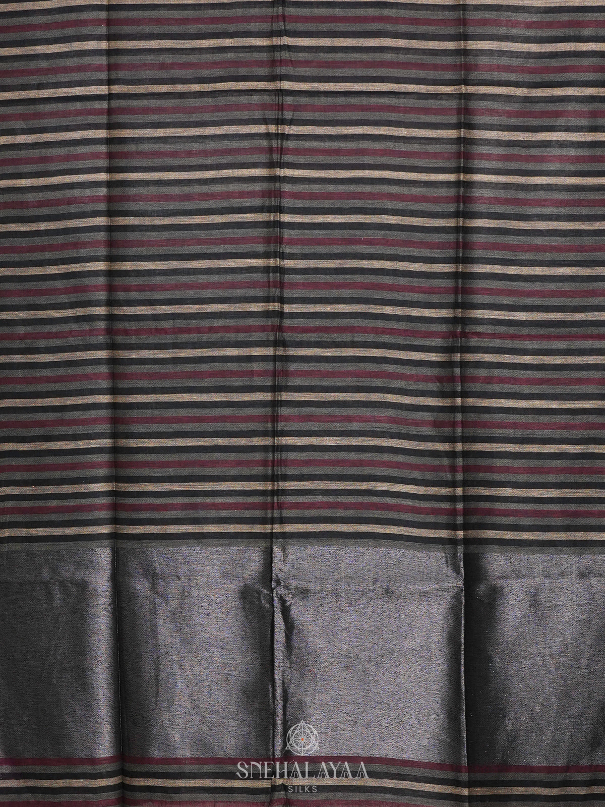 Multicolour Linen Saree