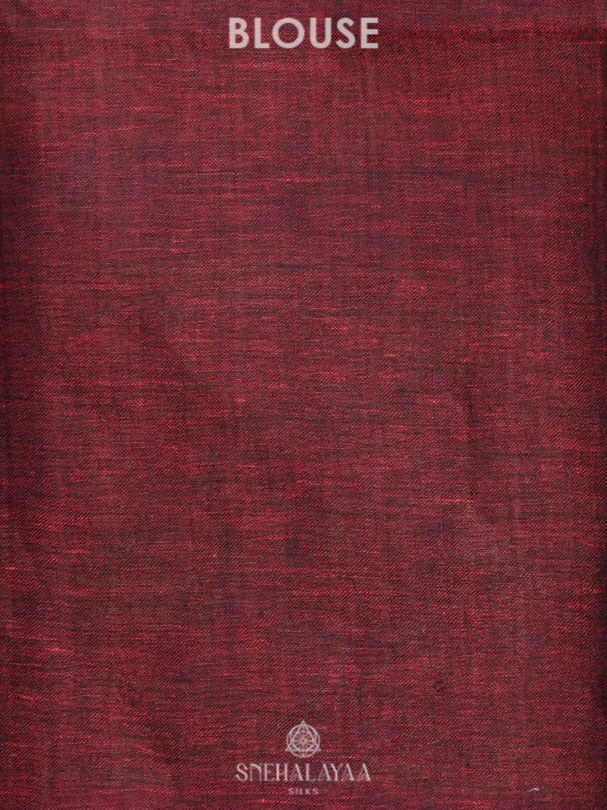 Maroon Linen Saree
