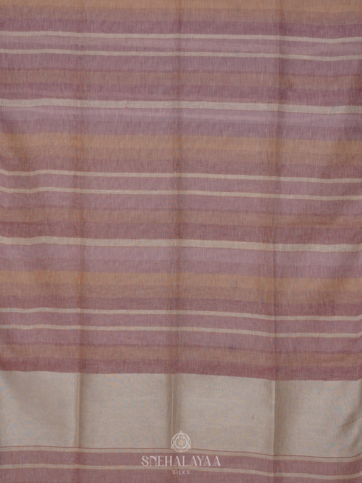 Multicolour Linen Saree