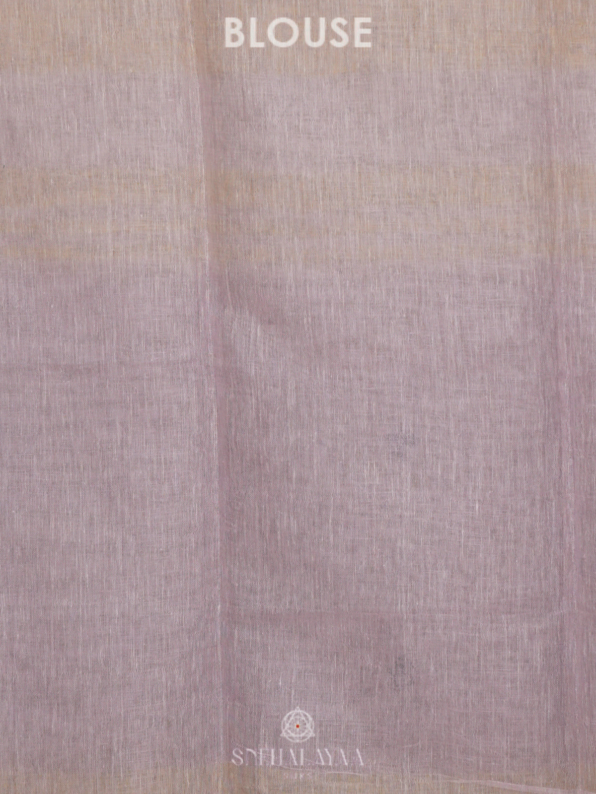 Pale Yellow Linen Saree
