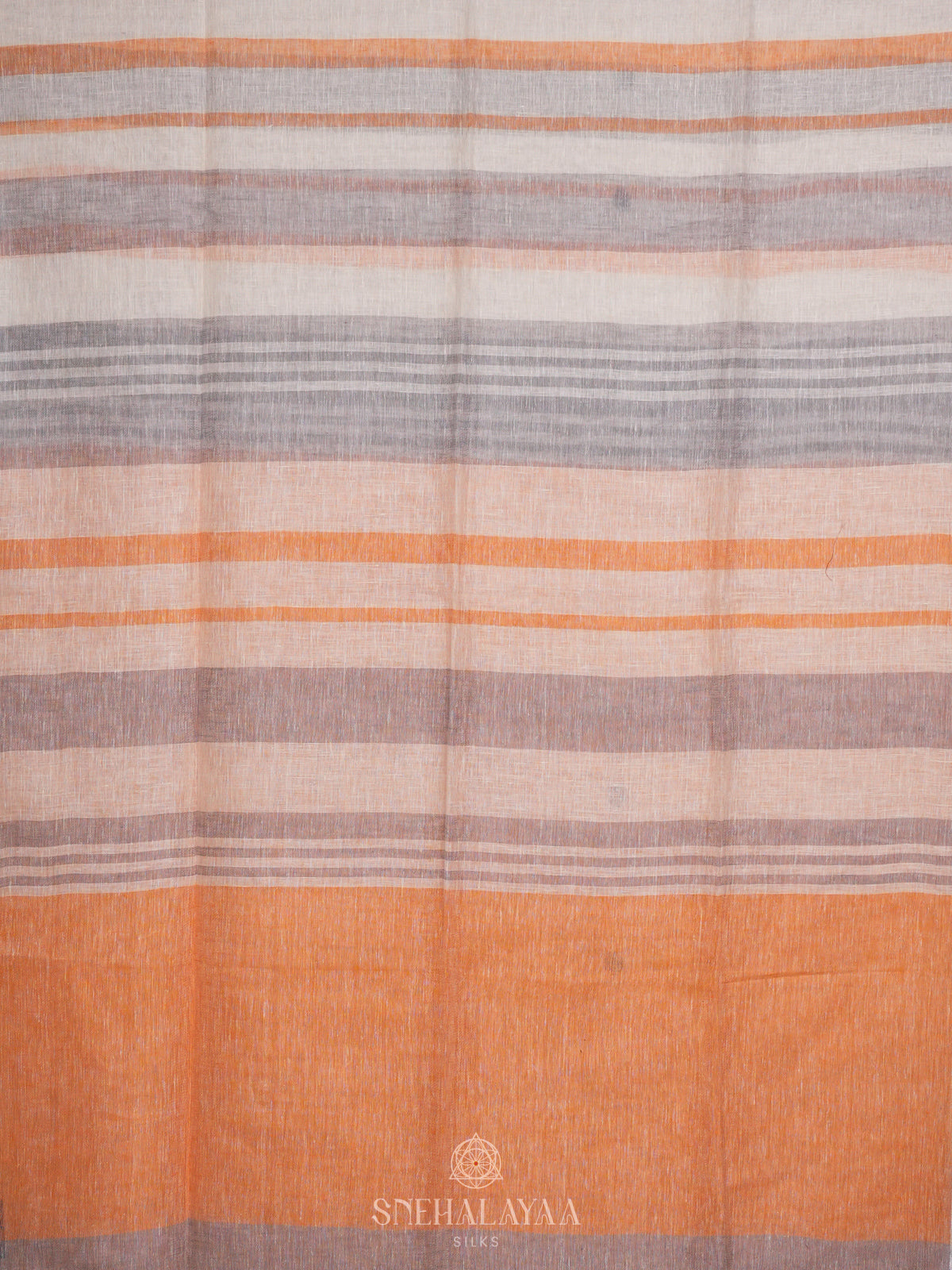 Multicolour Linen Saree