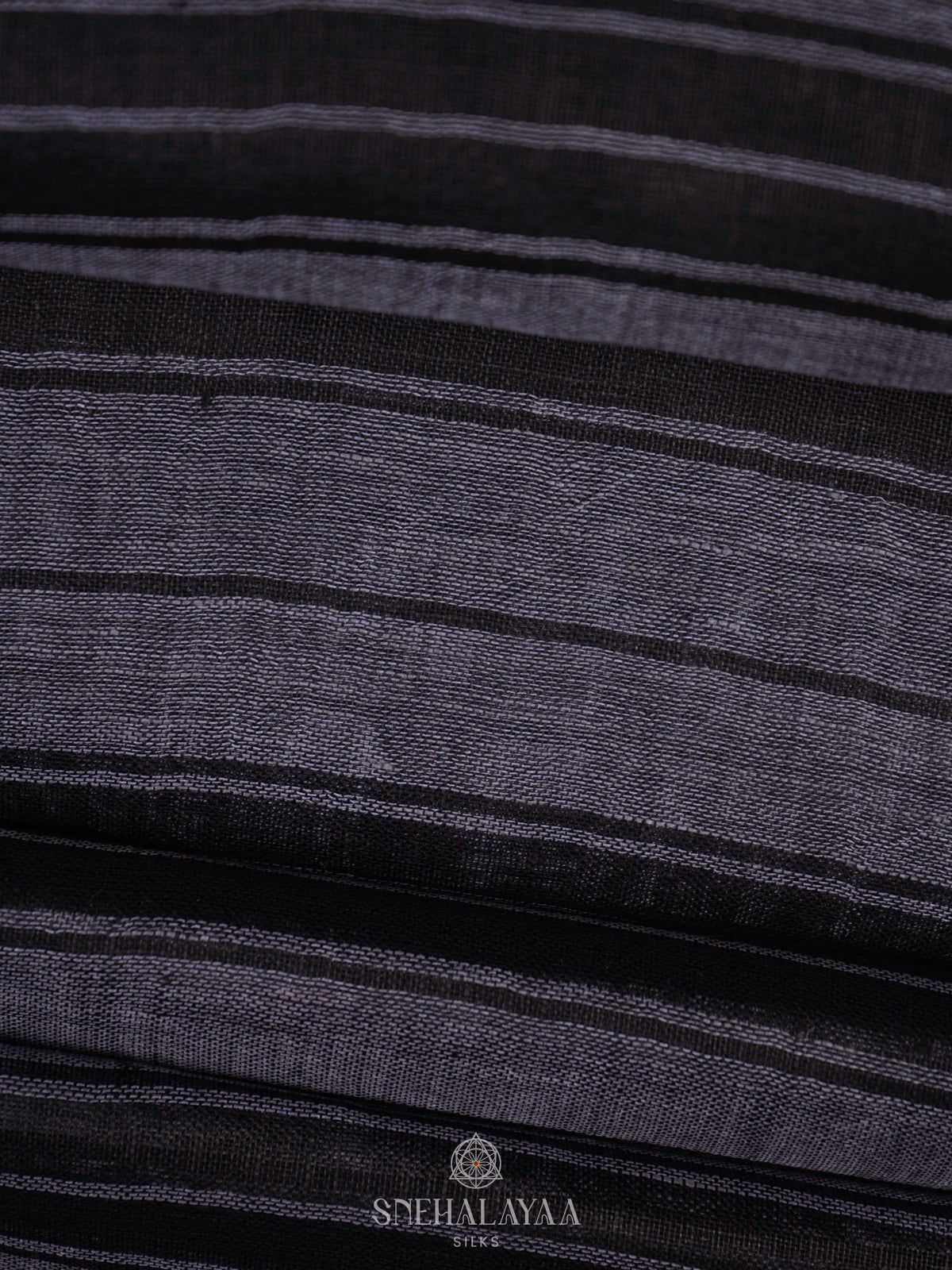 Grey Linen Saree