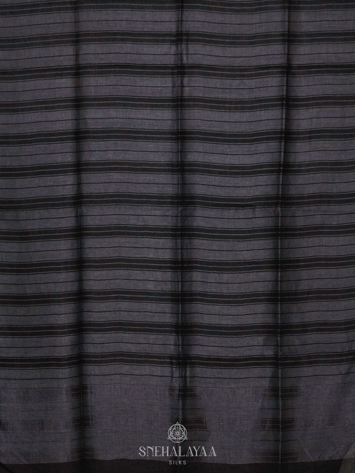 Grey Linen Saree