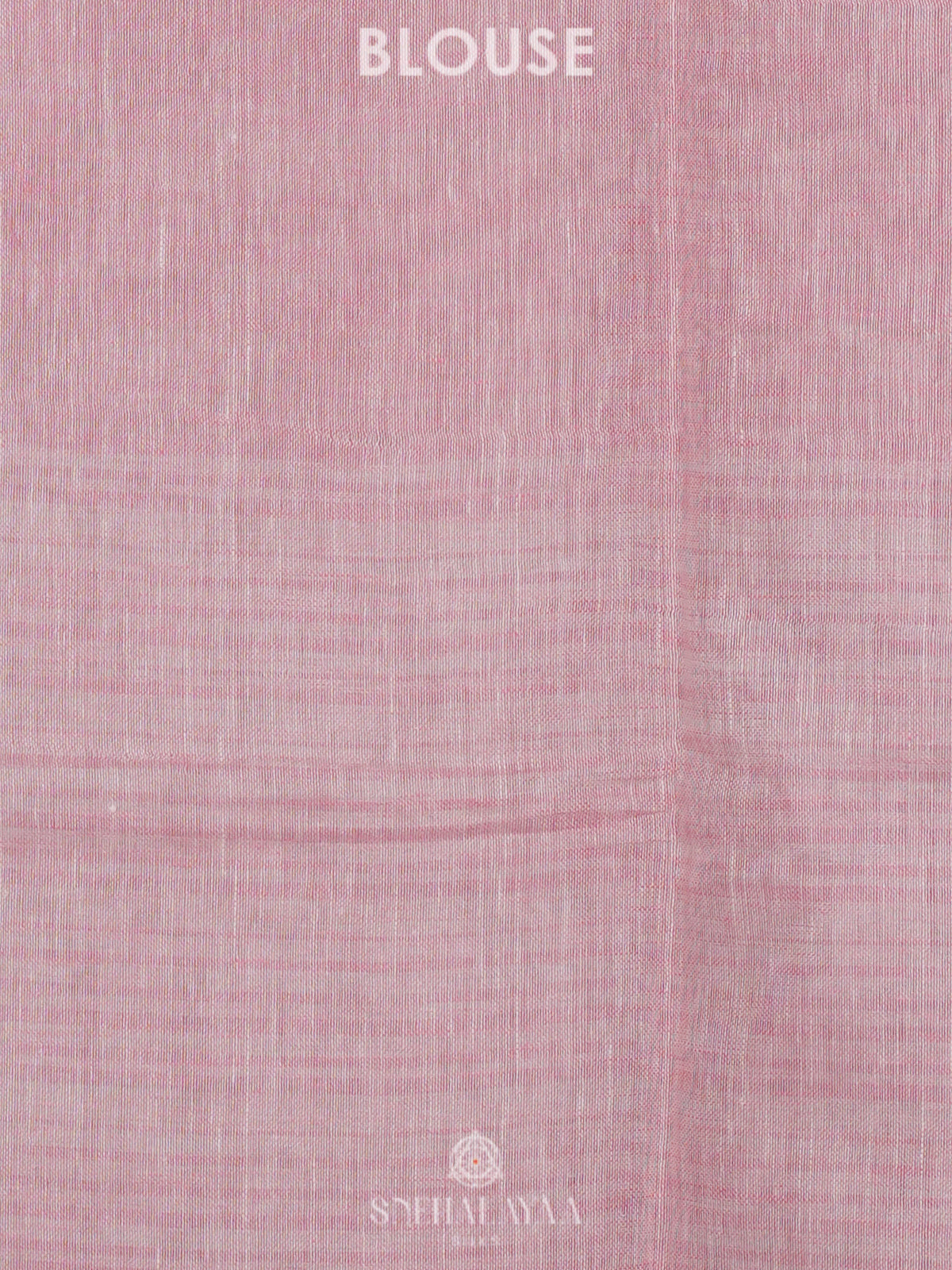 Pink Linen Saree