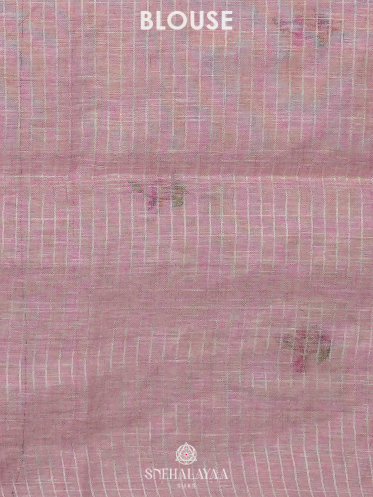 Peach Linen Saree