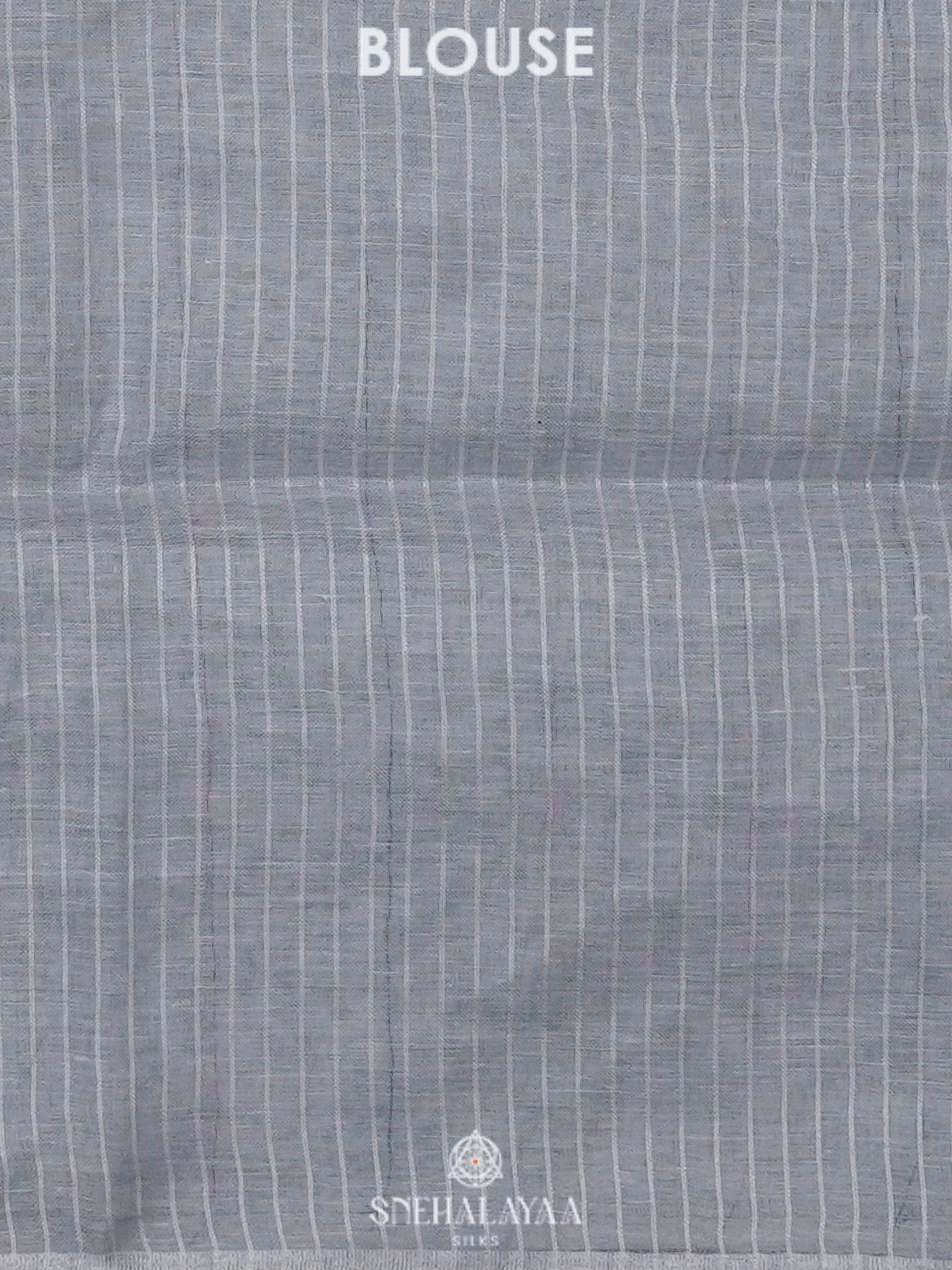 Blue Linen Saree