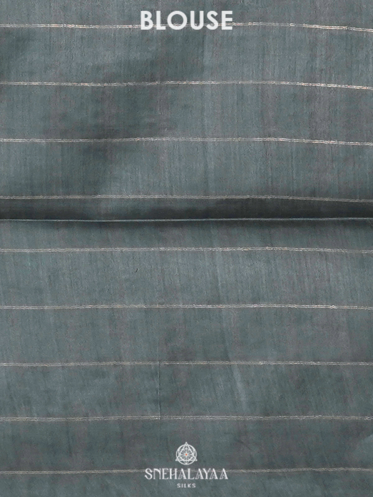 Blue Linen Saree