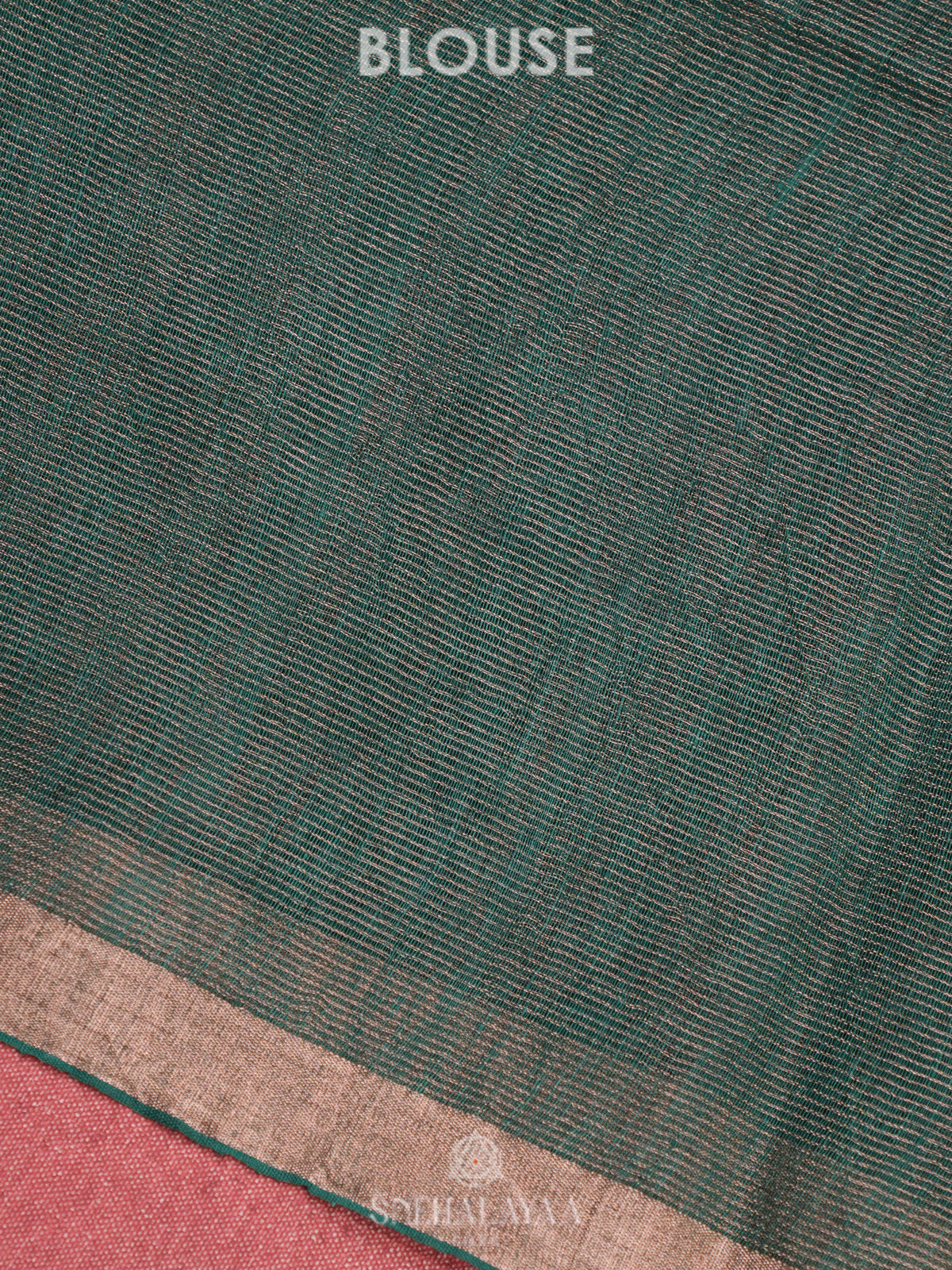 Green Linen Saree