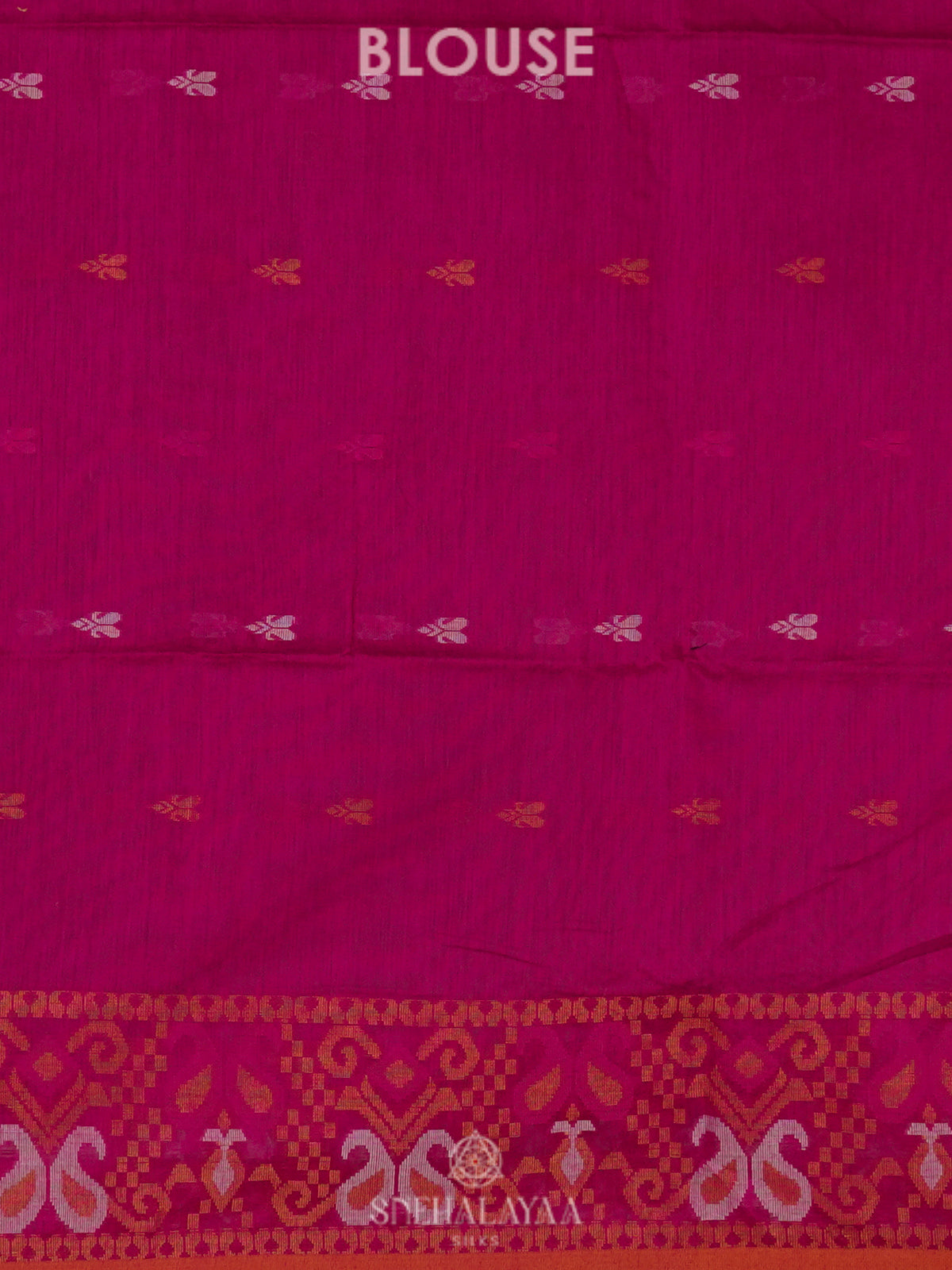Forest Green Linen Saree