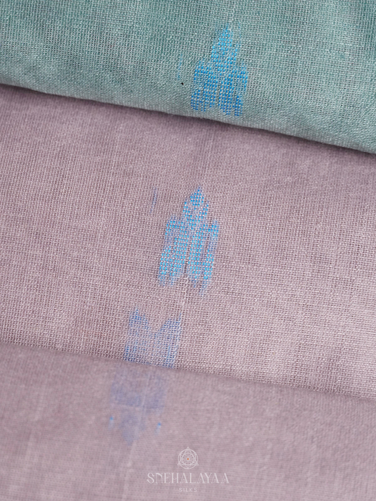 Grey Linen Saree
